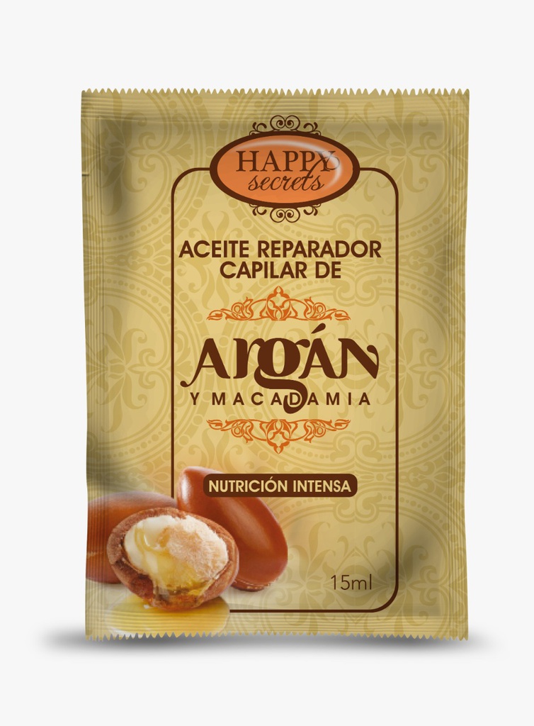 Aceite Argan Y Macadamia Sachets 15Ml  (Domeco)