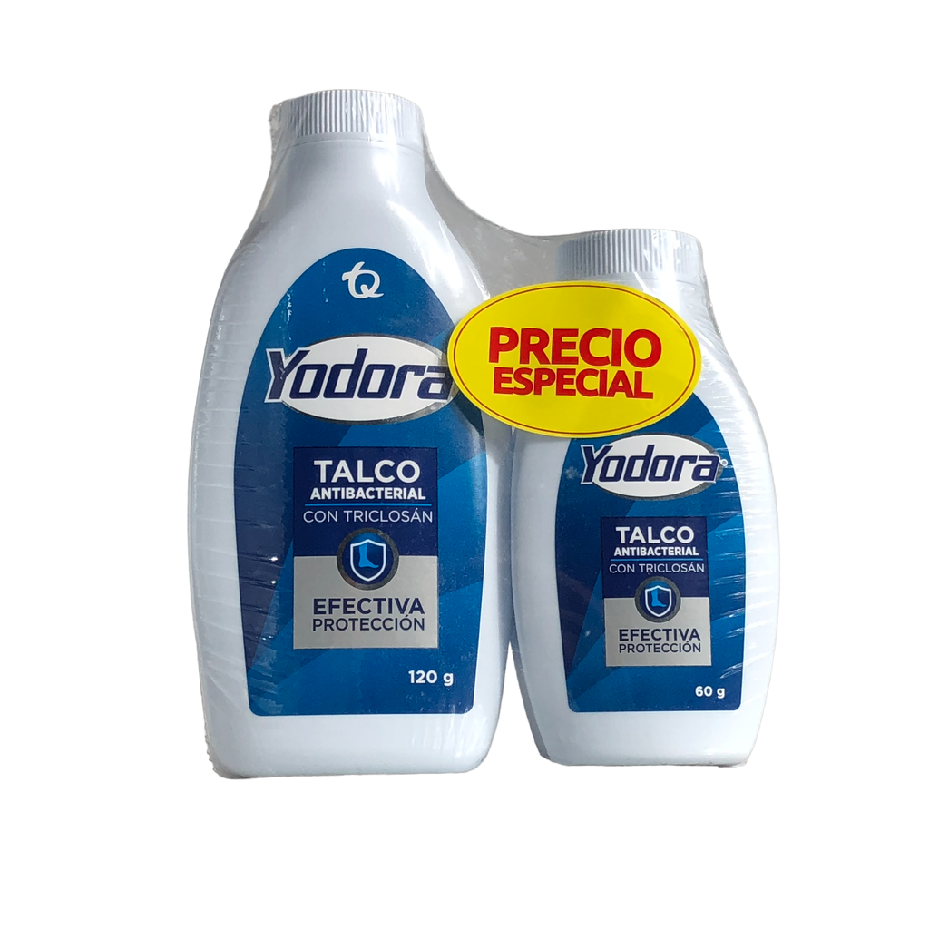 Yodora Talco Tarro 120+60 G (Tecnoquimicas)