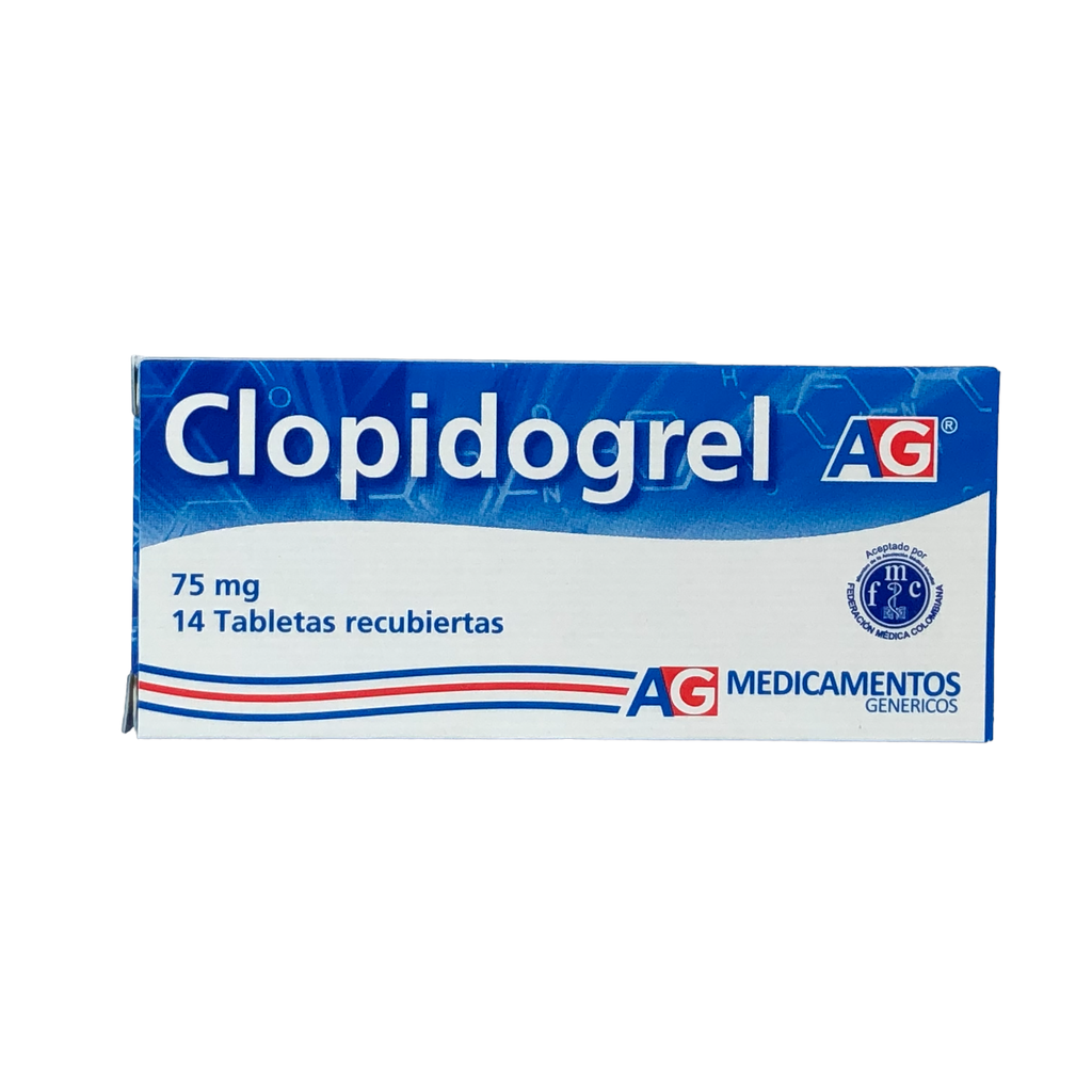 Clopidogrel 75 Mg Caja x 14 Tabletas (American Generics)