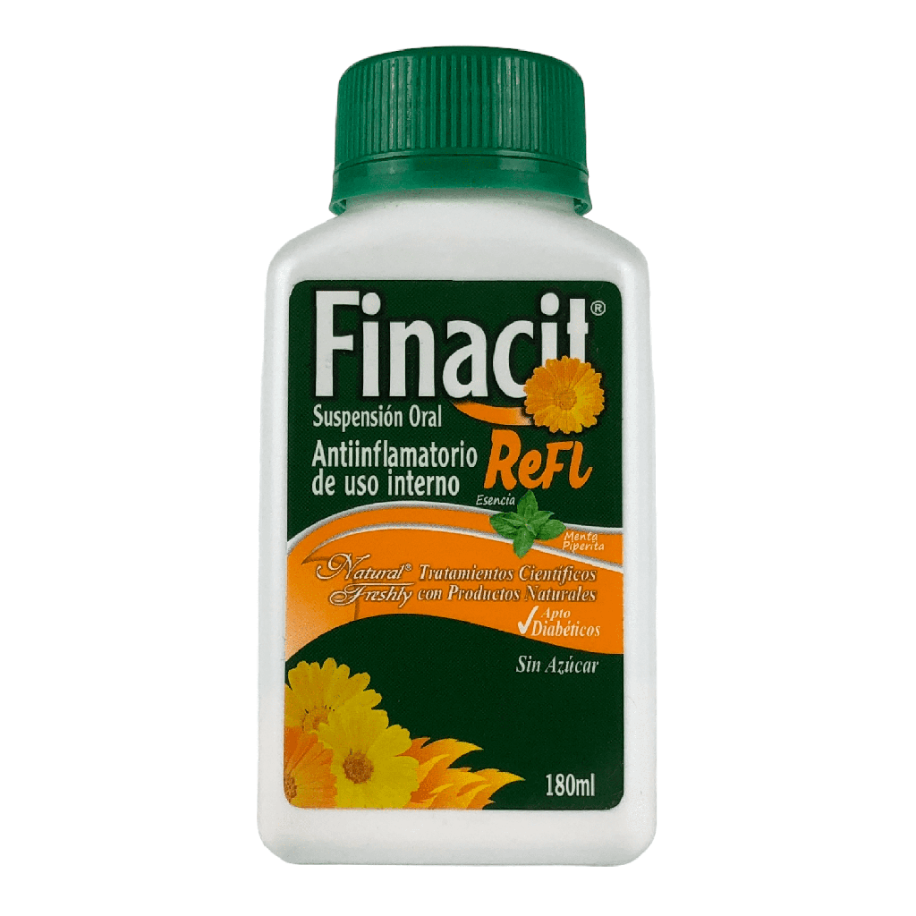 Finacid (Extracto de Calendula) Suspension Oral Frasco x 180 Ml (Natural Freshly)