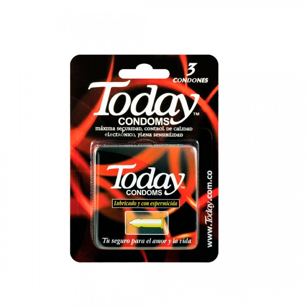 Today C/Espermicida Caja x 3 Condones (GSK)