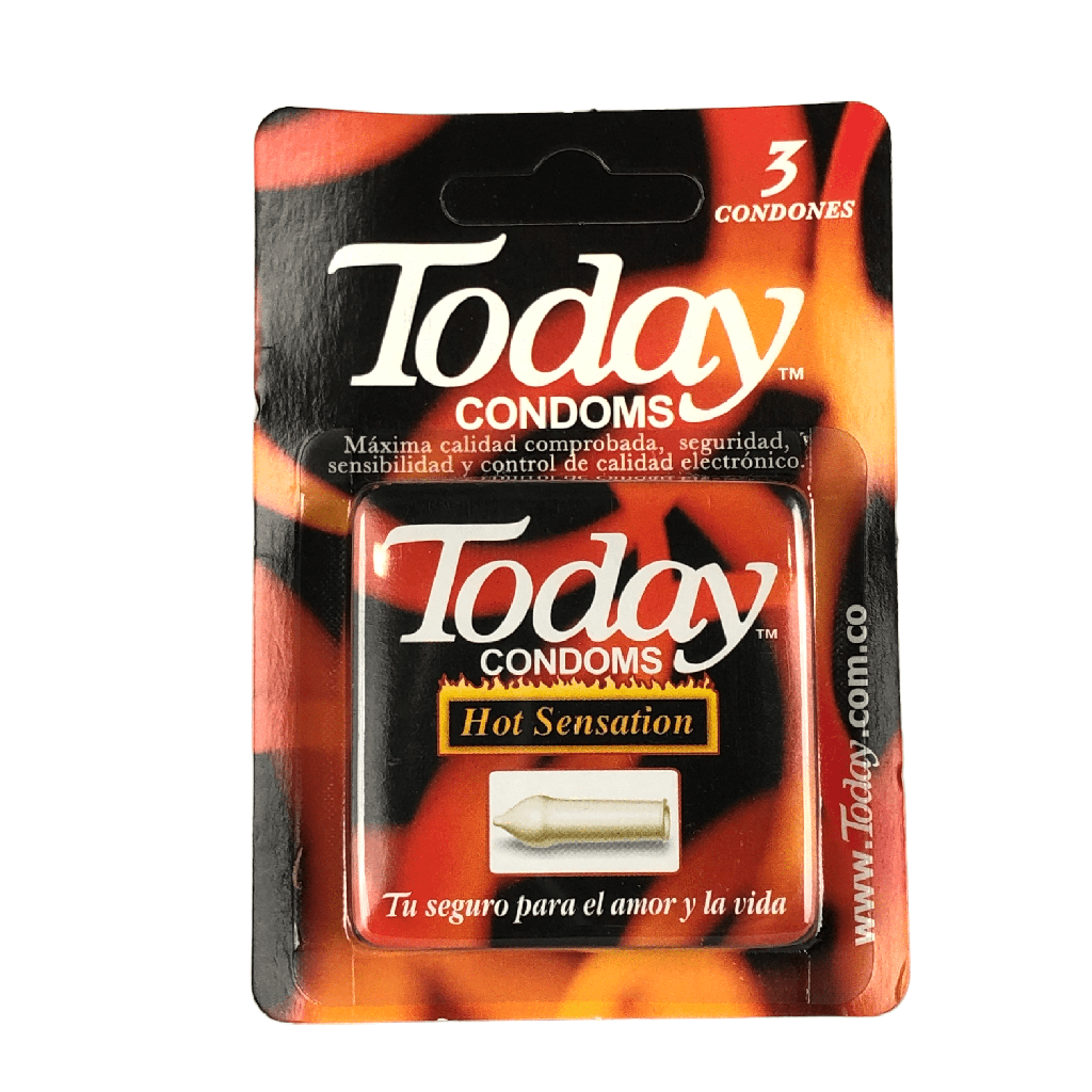 Today Hot Sensation Caja x 3 Condones (GSK)