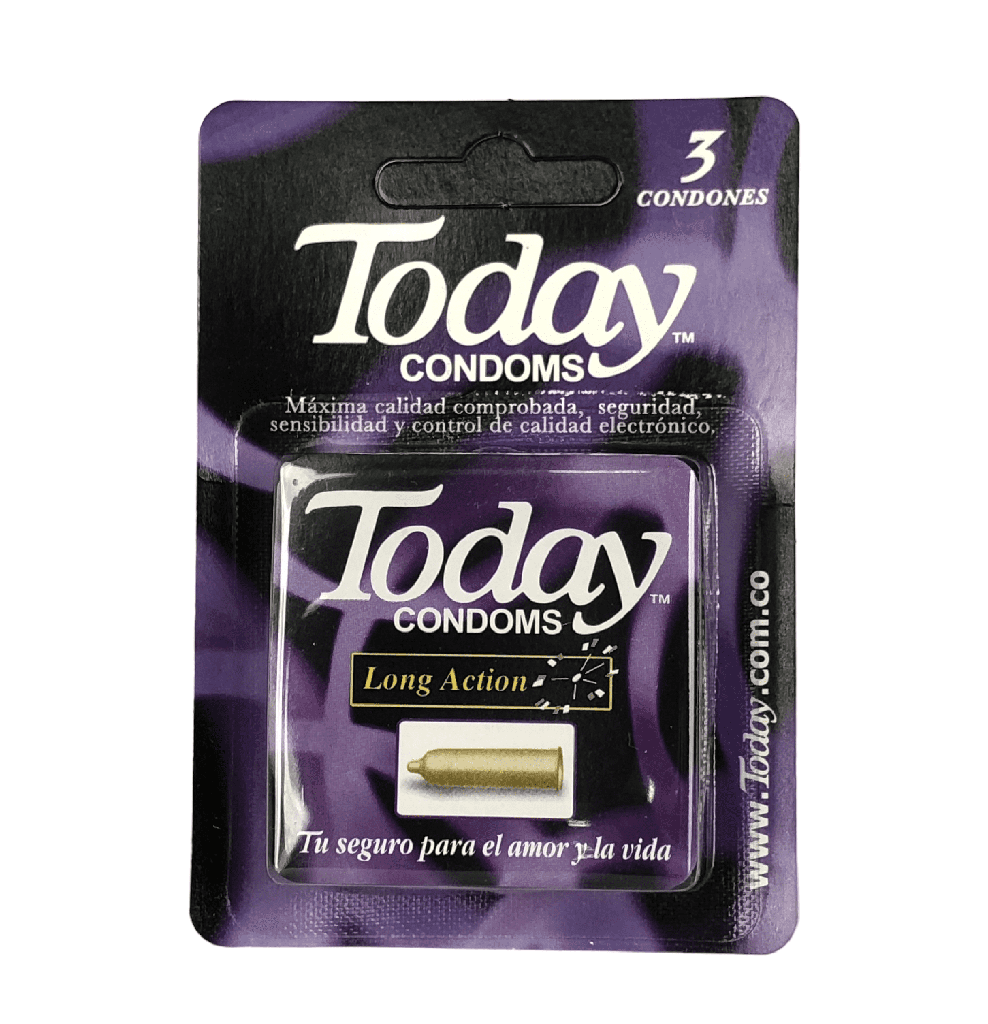 Today Long Action Caja x 3 Condones (GSK)