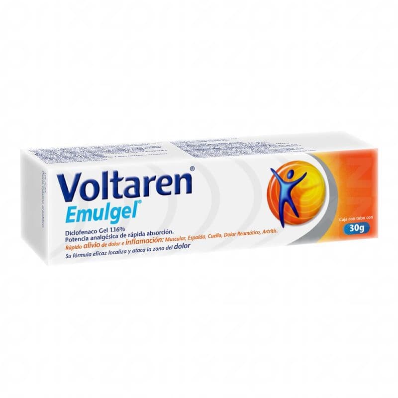 Voltaren Emulgel (Diclofenaco Dietilamina) Gel Topico Tubo x 30 G (GSK)