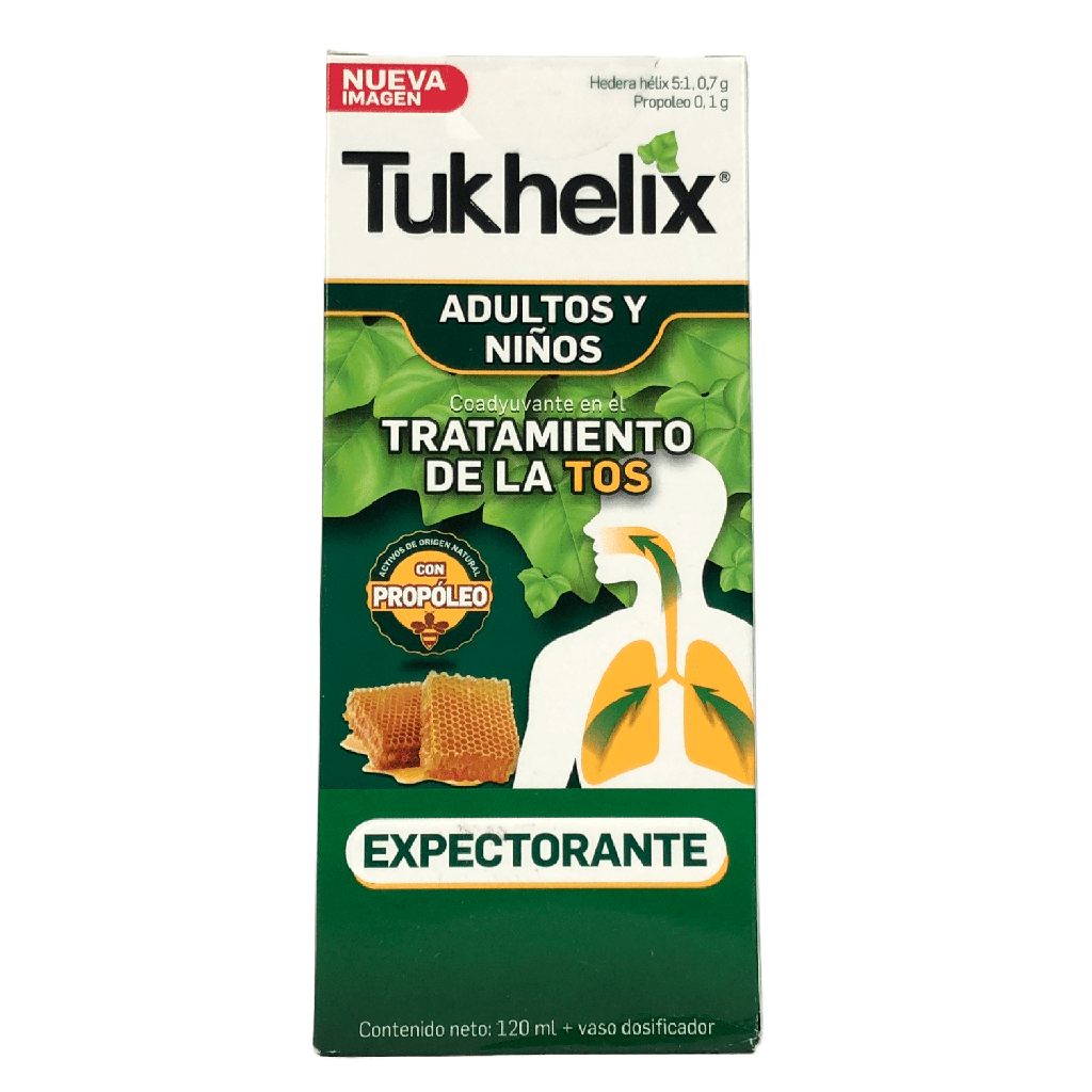 Tukhelix (Hedera Helix+Propoleo) Adultos y Niños Jarabe x 125 Ml (Genomma)