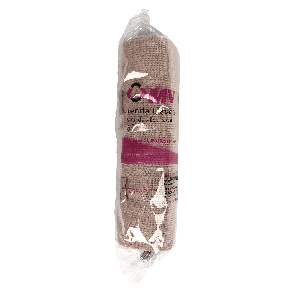 Venda Elastica C/Piel 6 x 5 Yardas x 1 Und (Impormedicas MV)