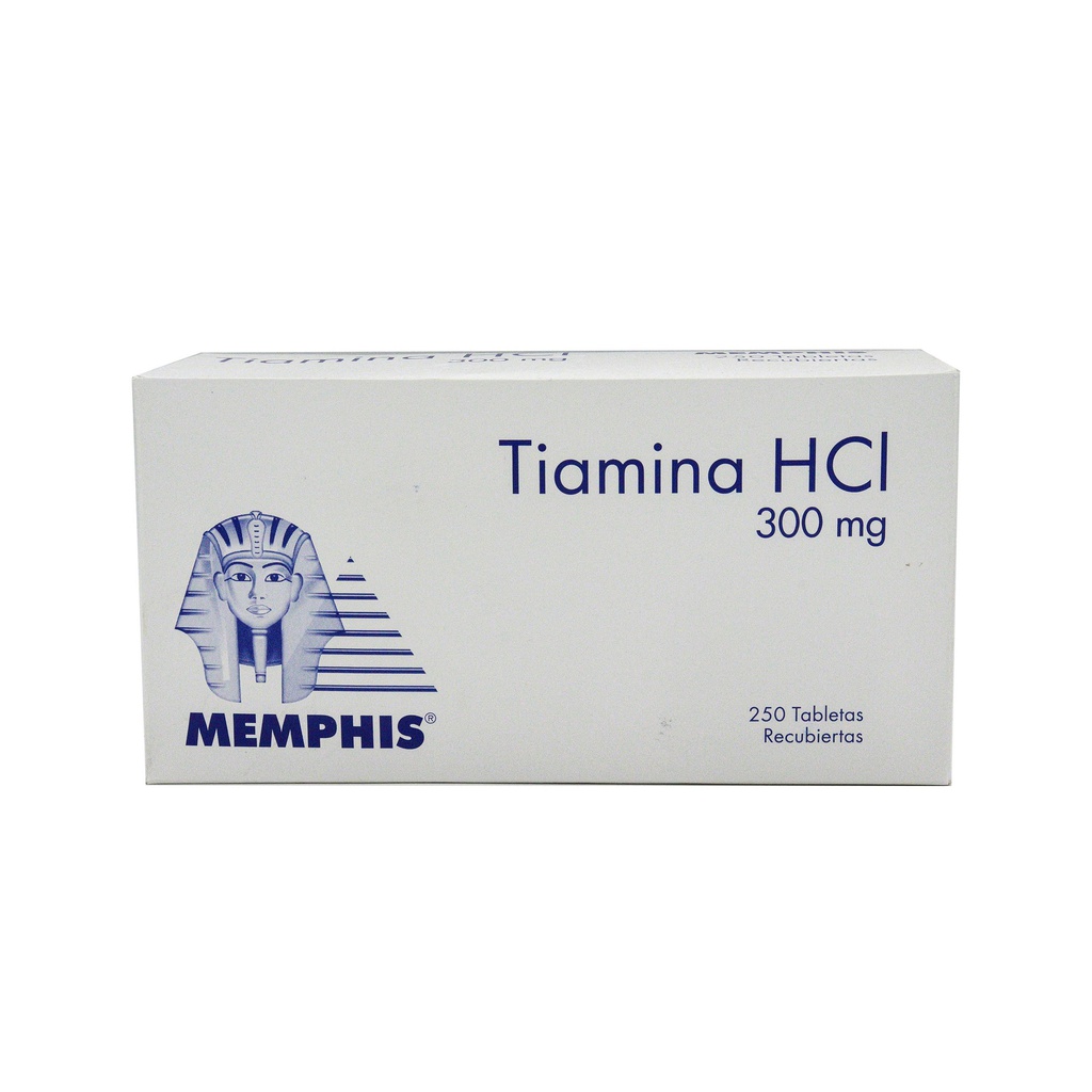Tiamina 300mg Tabletas Caja x 250 (Memphis)