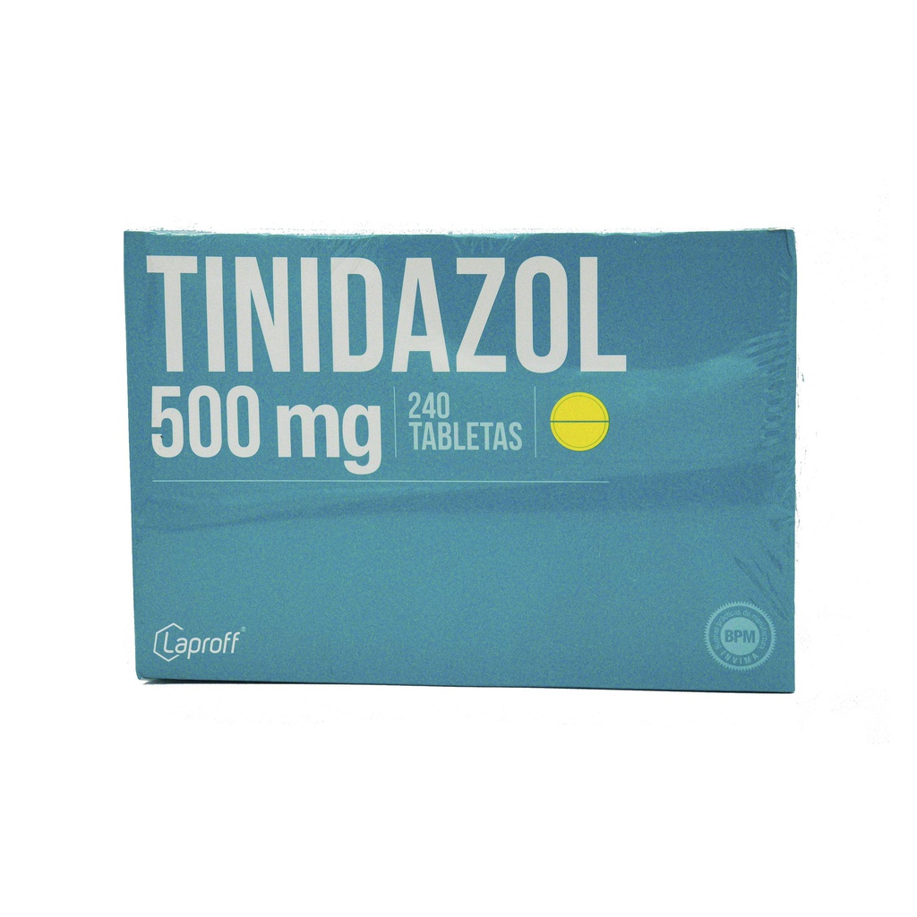 Tinidazol 500mg Tabletas Caja x 240 (Laproff)
