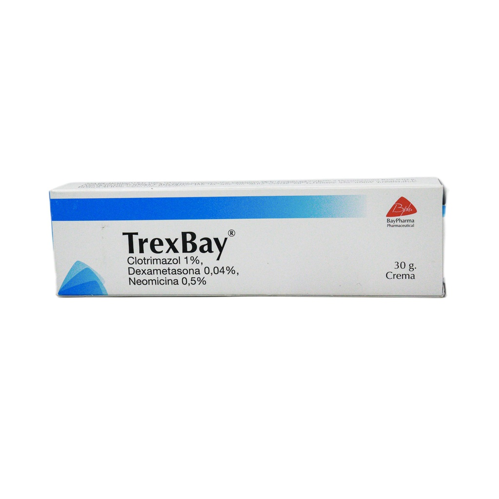 Trexbay (Clotrimazol+Dexametasona+neomicina)Crema Tubo x 30g (Memphis)