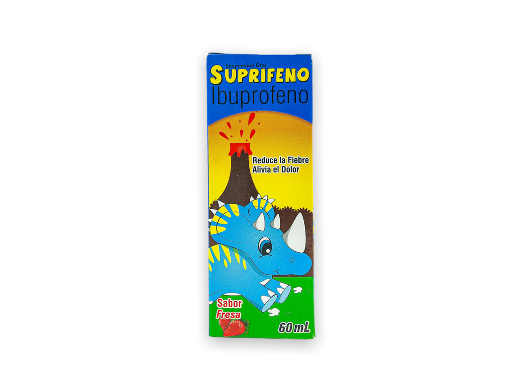 Suprifeno (Ibuprofeno) 100mg Suspension Oral Frasco x 60 Ml(Lebriut)