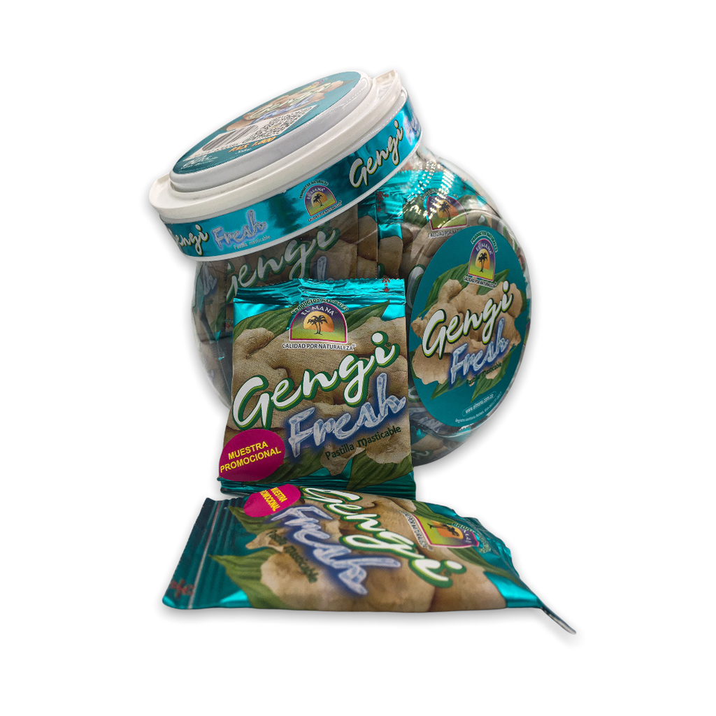 Gengi Fresh Tabletas Masticables Bombonera X 60 Sobres (EL Mana)