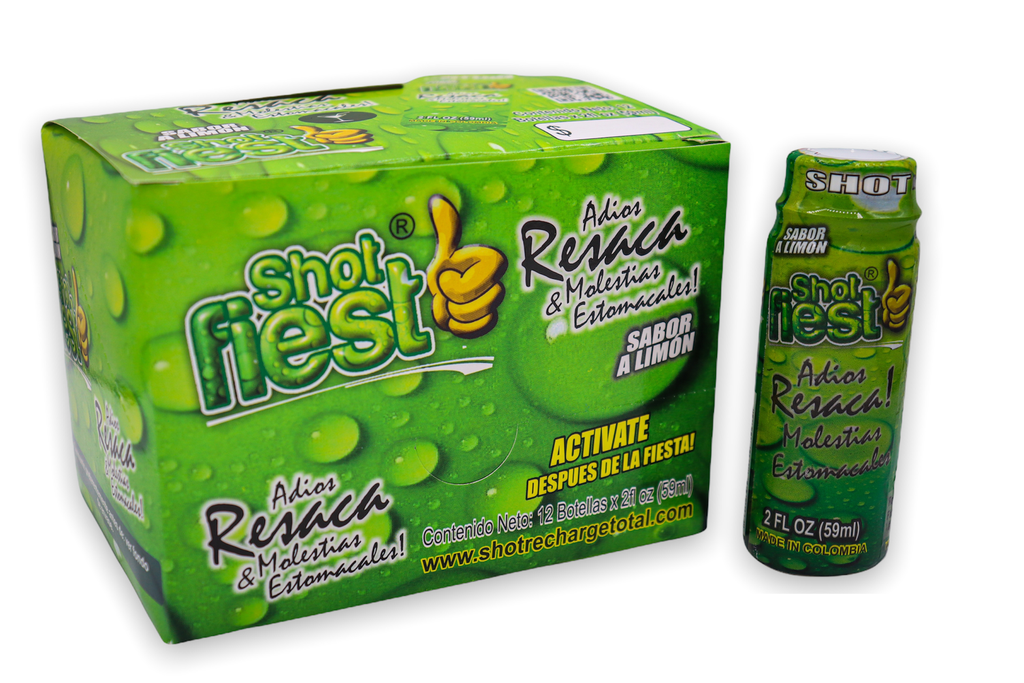 Shot Fiest Frasco x 2 oz Caja 12 (New Beverage)