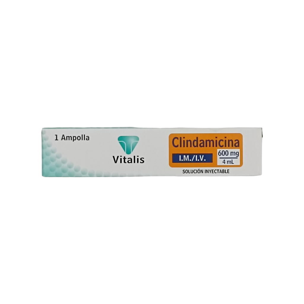 Clindamicina 600mg Ampolla Caja x 1 (vitalis)