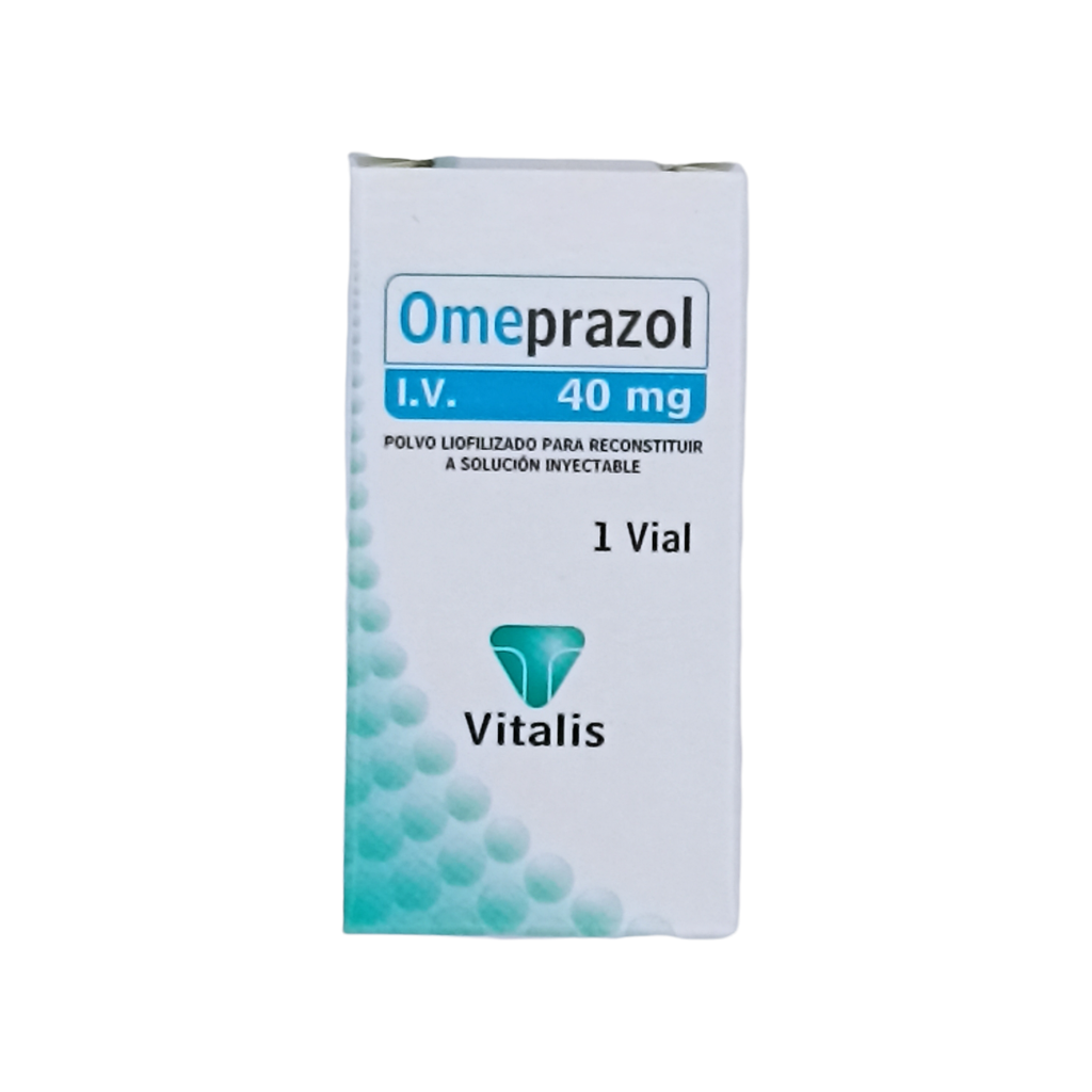 Omeprazol 40mg Ampolla Caja x 1 (vitalis)