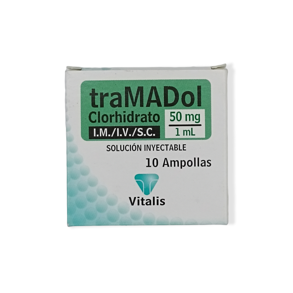 Tramadol 50mg Ampolla Caja x 10 (vitalis)