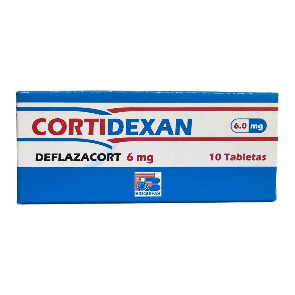 Cortidexan (Deflazacort) 6 Mg Caja x 10 Tabletas (Bioquifar)