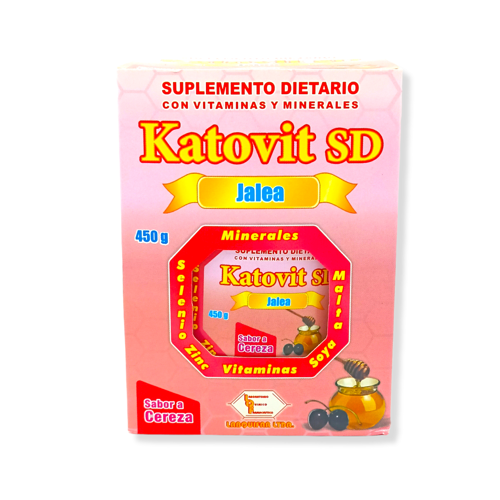 Katovit Cereza(Multivitaminico)Jalea Frasco x 450 Gr(Labquifar)