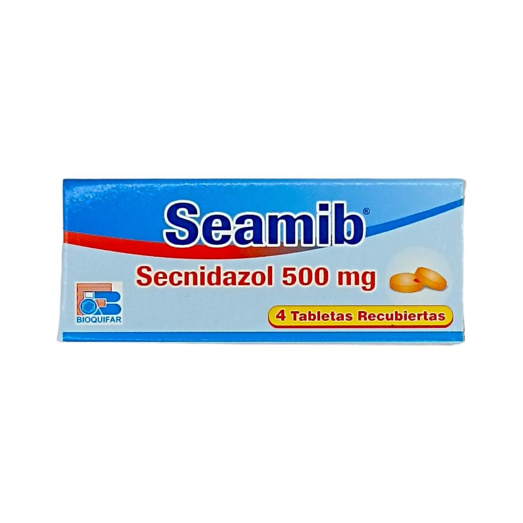 Seamib (Secnidazol) 500 Mg Caja x 4 Tabletas(Bioquifar)