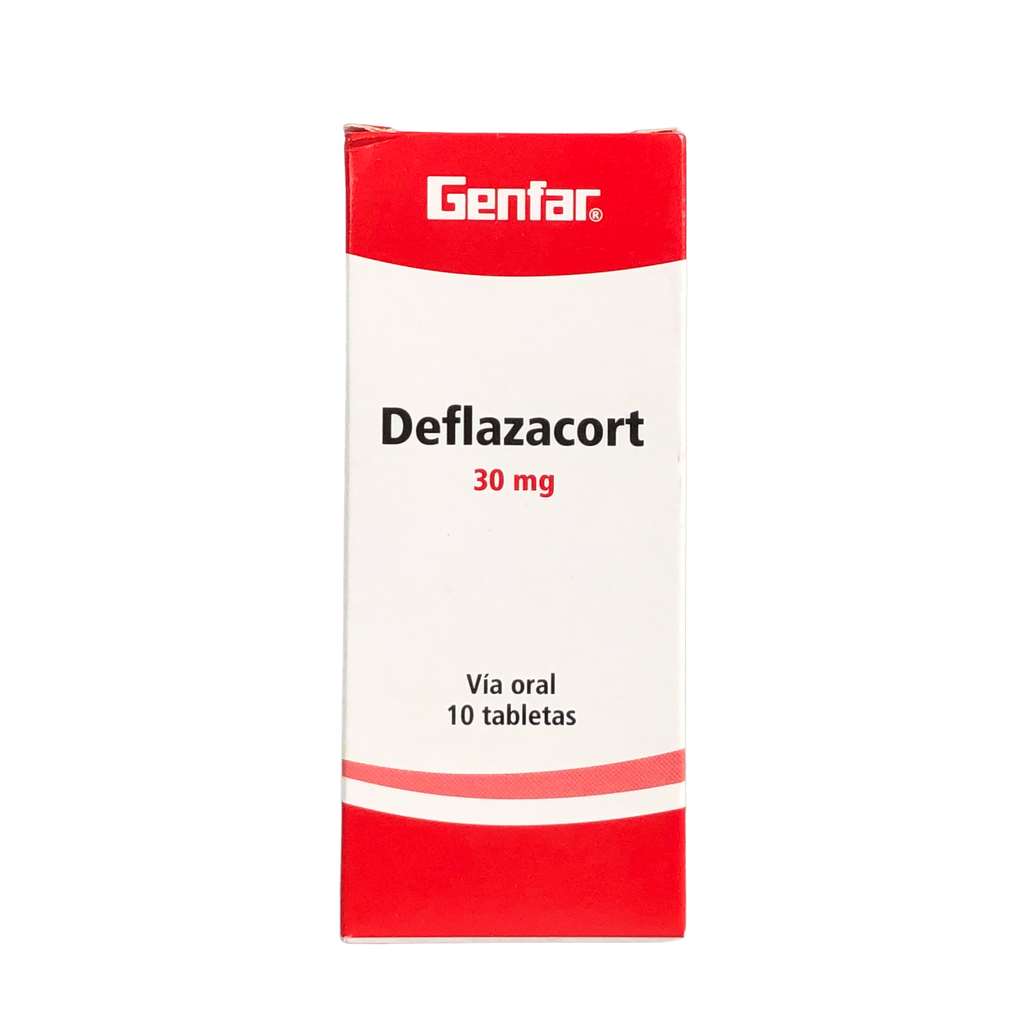 Deflazacort 30 Mg Tableta Caja X 10 Und Reg (Genfar)