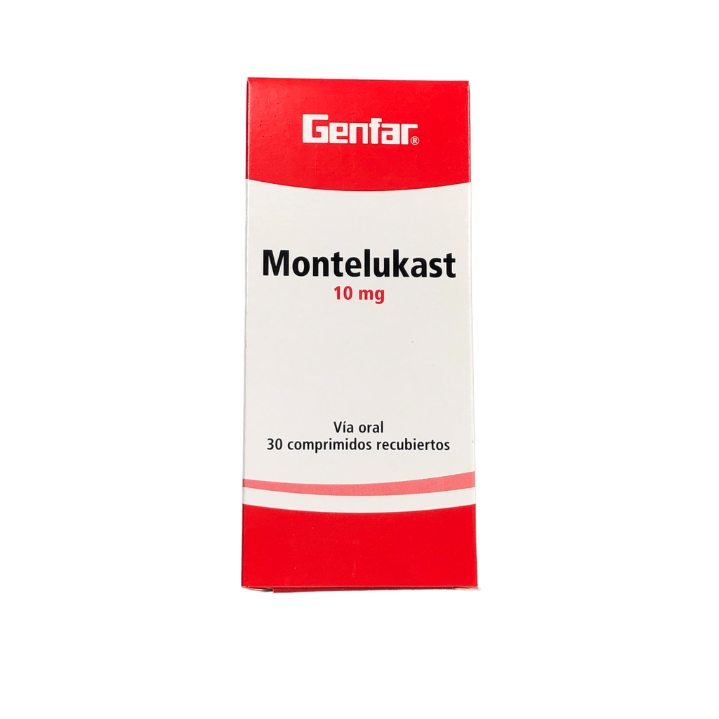 Montelukast 10 Mg Tableta Caja X 30 Und Reg (Genfar)