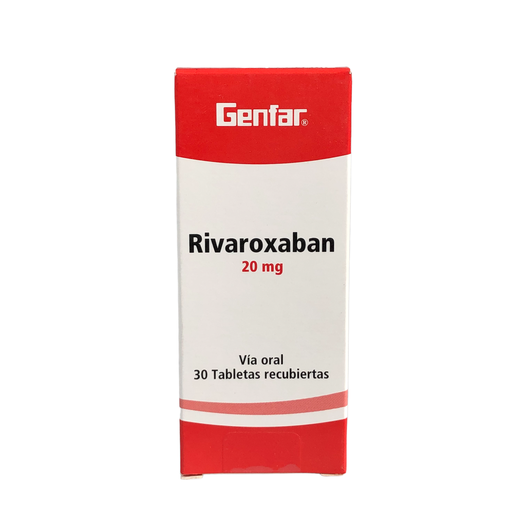 Rivaroxaban 20 Mg Tableta Caja X 30 Und Reg (Genfar)