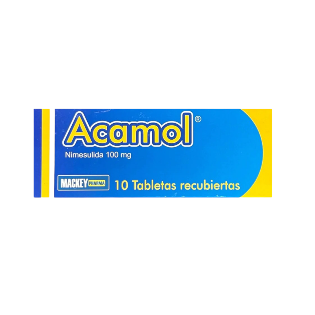 Acamol (Nimesulida) 100 Mg Caja x 10 Tabletas (GC-Pharma)