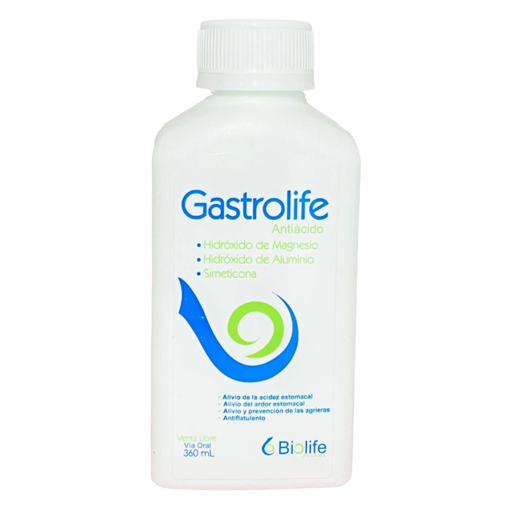 Gastrolife H.Aluminio+H.Magnesio+Simeticona Frasco x 360 ML (Lab America)