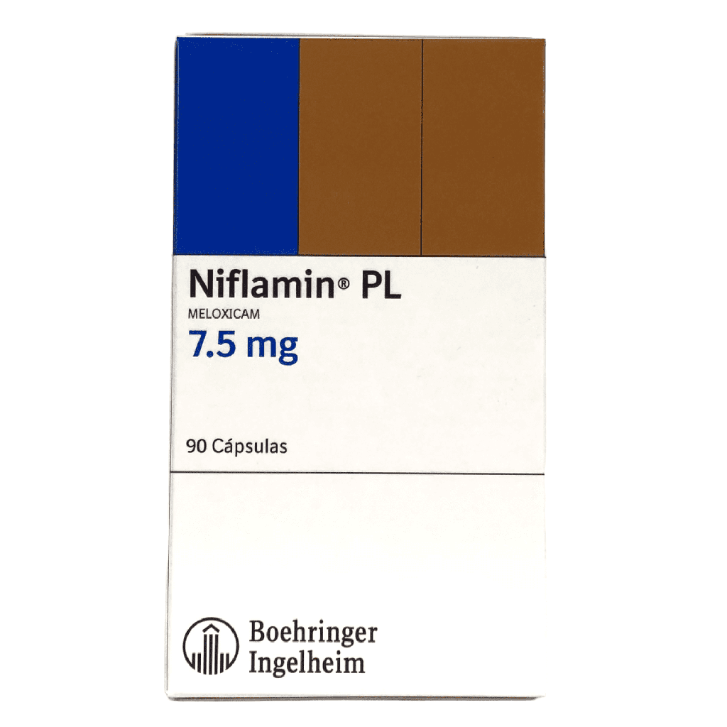 Niflamin Pl (Meloxicam) 7.5 Mg Caja x 90 Capsulas (Boehringer)